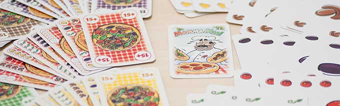 ピザを作るカードゲーム、マンマミーア