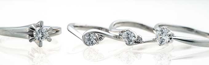 ダイヤモンド婚約指輪のジュエリーのリフォーム