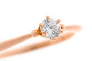 K18婚約指輪「花かんざし」